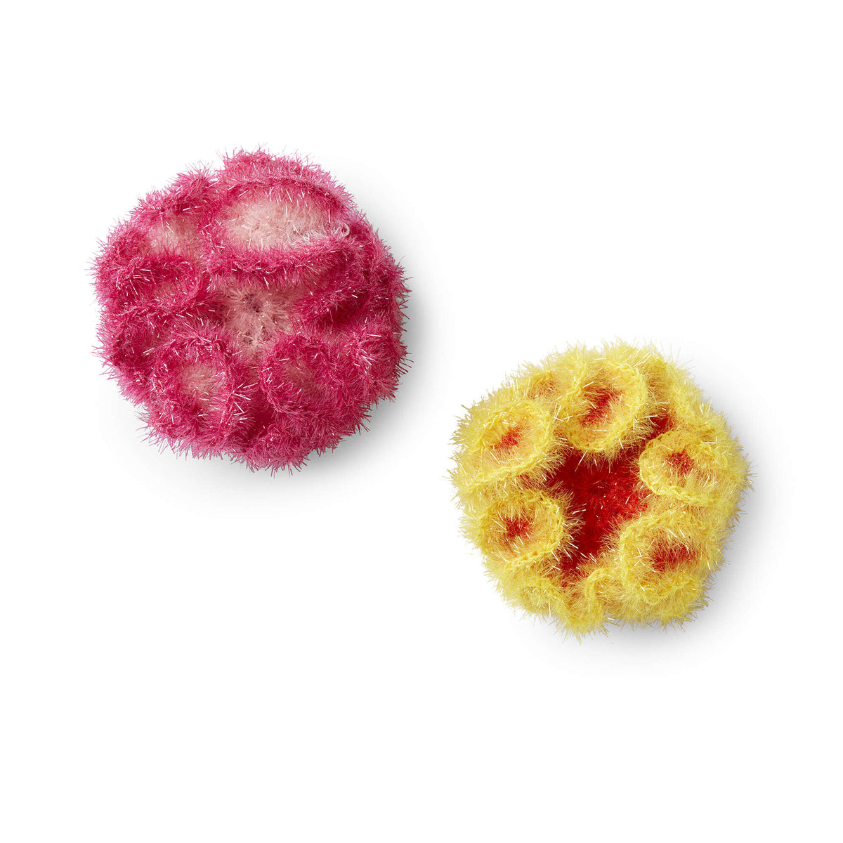 Crochet Scrubby made in Red Heart Scrubby Sparkle Yarn