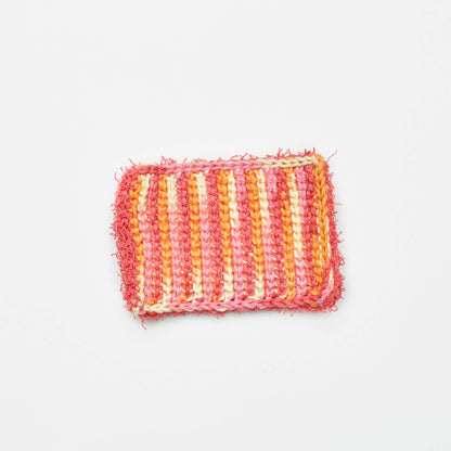 Red Heart Crochet Tunisian Two-Texture Scrubby Crochet Scrubby made in Red Heart Scrubby Smoothie Yarn