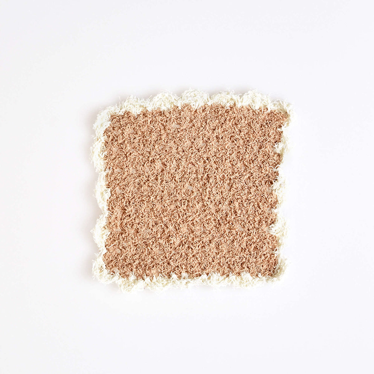 Crochet Dishcloth made in Red Heart Scrubby Cotton Yarn