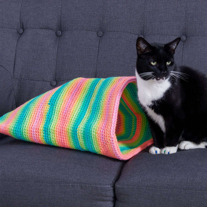 Red Heart Crochet Cat Pouch Single Size