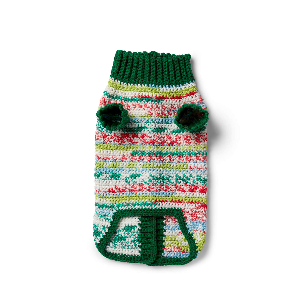 Crochet Cardigan made in Red Heart Super Saver Fair Isle Yarn