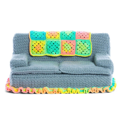 Red Heart Crochet Cat Couch Single Size