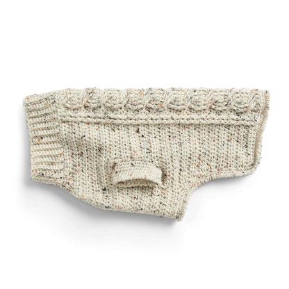 Red Heart Crochet Cables Dog Coat S