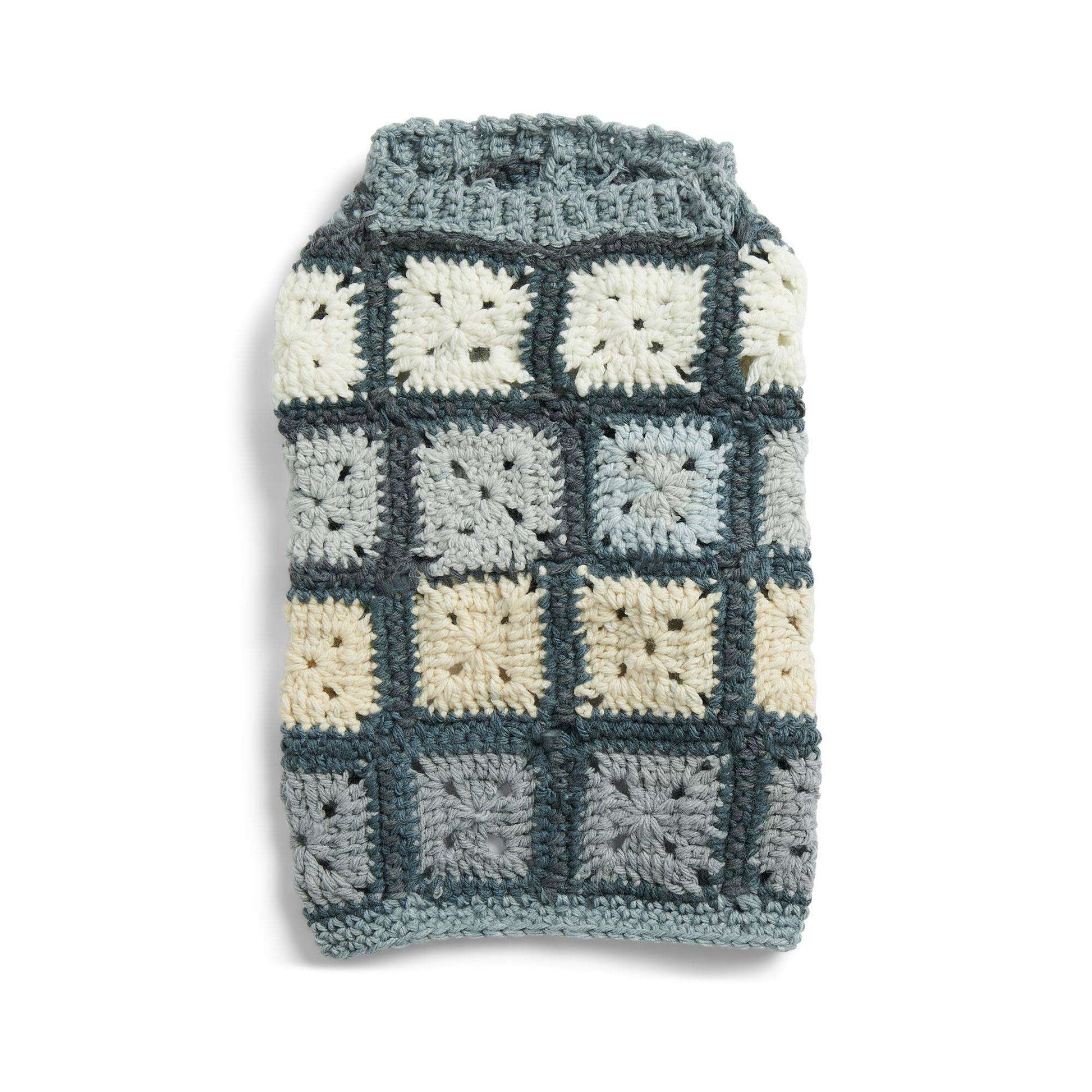 Red Heart Crochet Granny Motif Dog Coat Yarnspirations