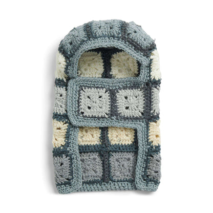 Red Heart Crochet Granny Motif Dog Coat M