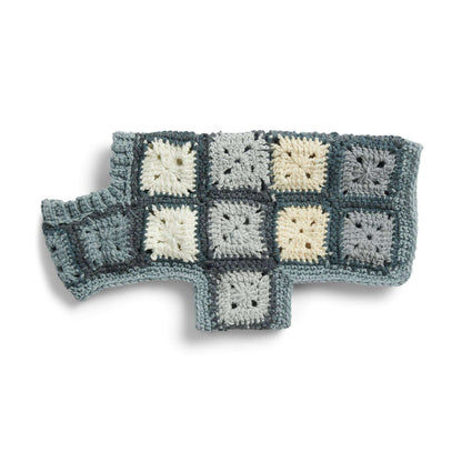 Red Heart Crochet Granny Motif Dog Coat M