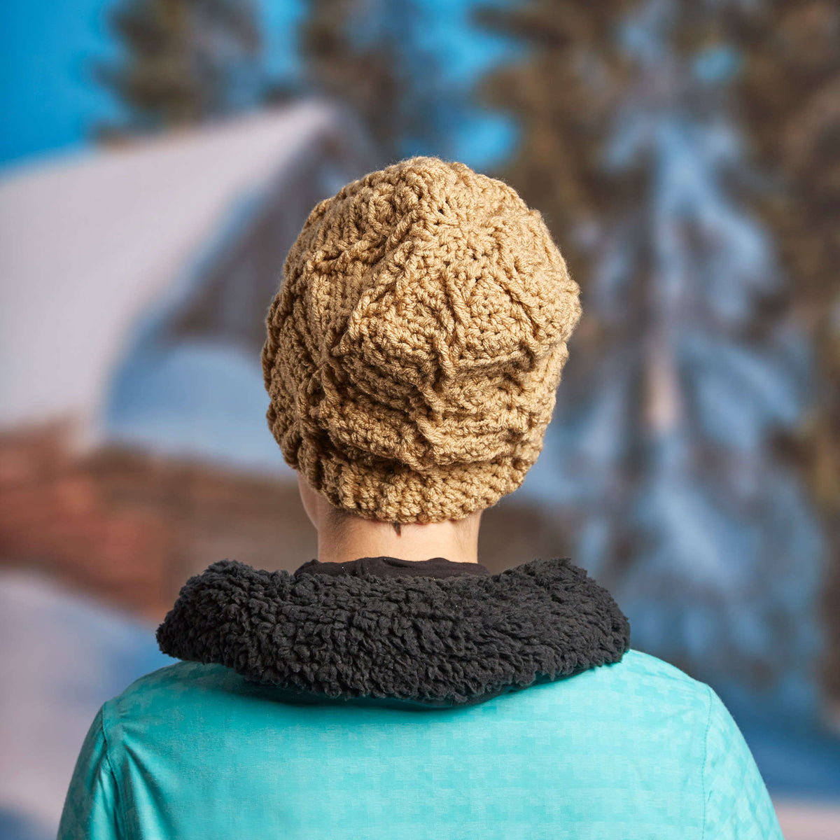 Crochet Hat made in Red Heart With Love Yarn