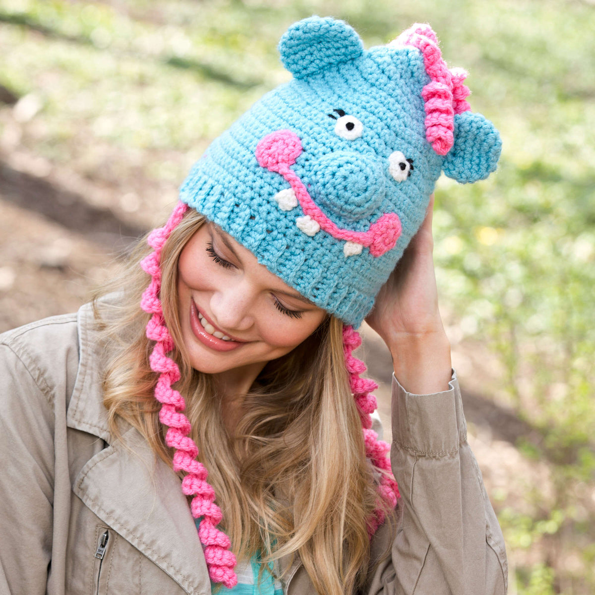 Crochet Hat made in Red Heart With Love Yarn