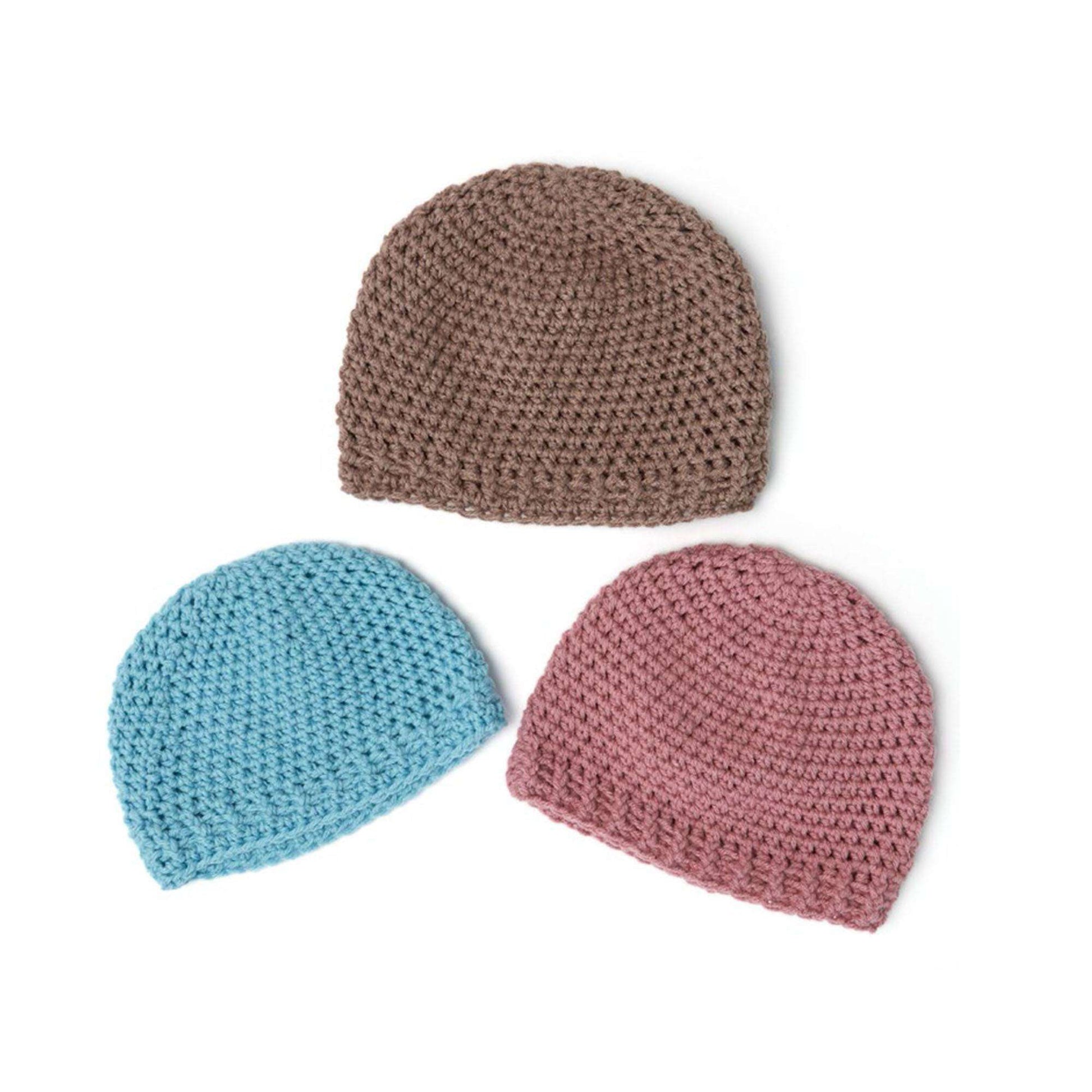 Free Red Heart Crochet Hats To Give Pattern