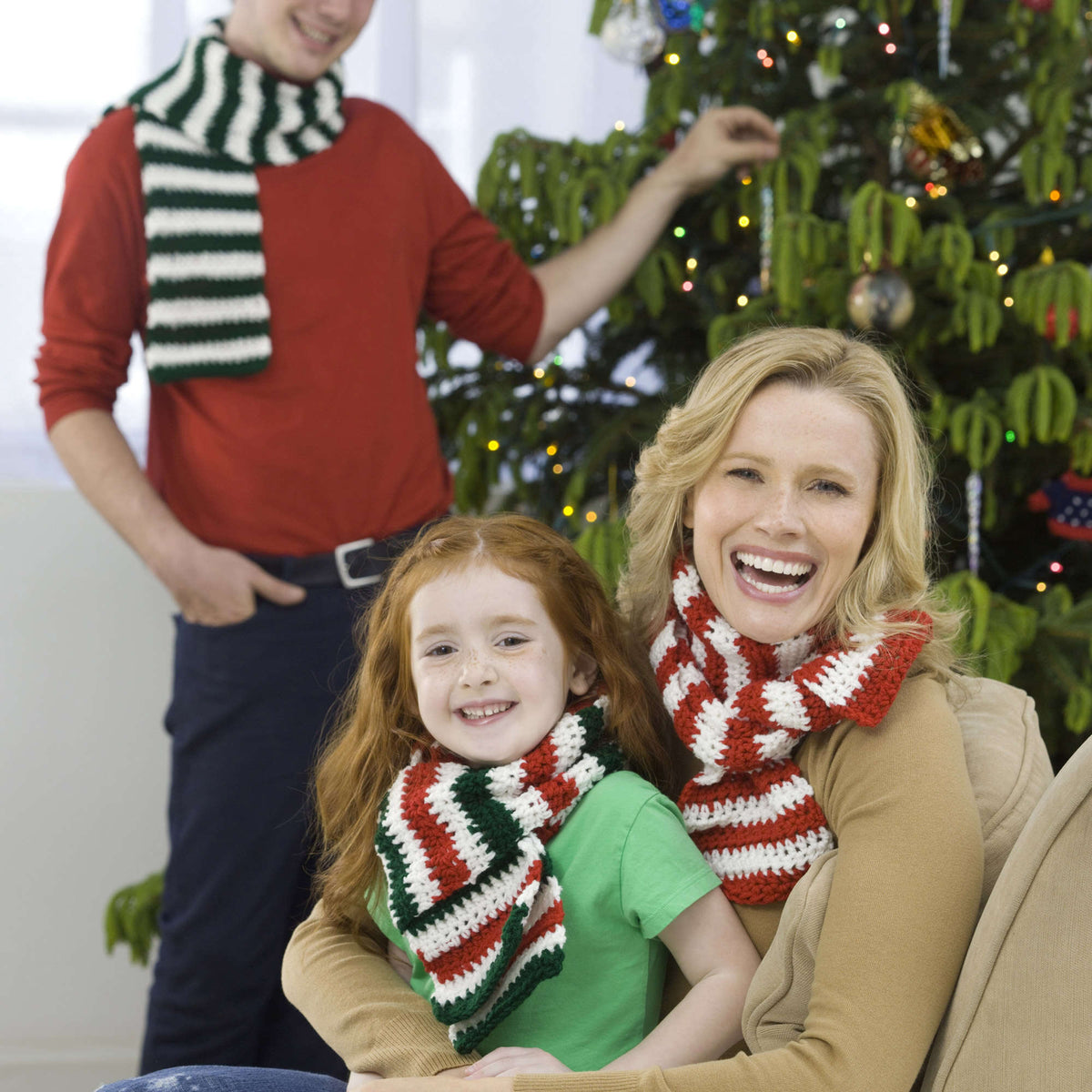 Crochet Scarf made in Red Heart Super Saver yarn