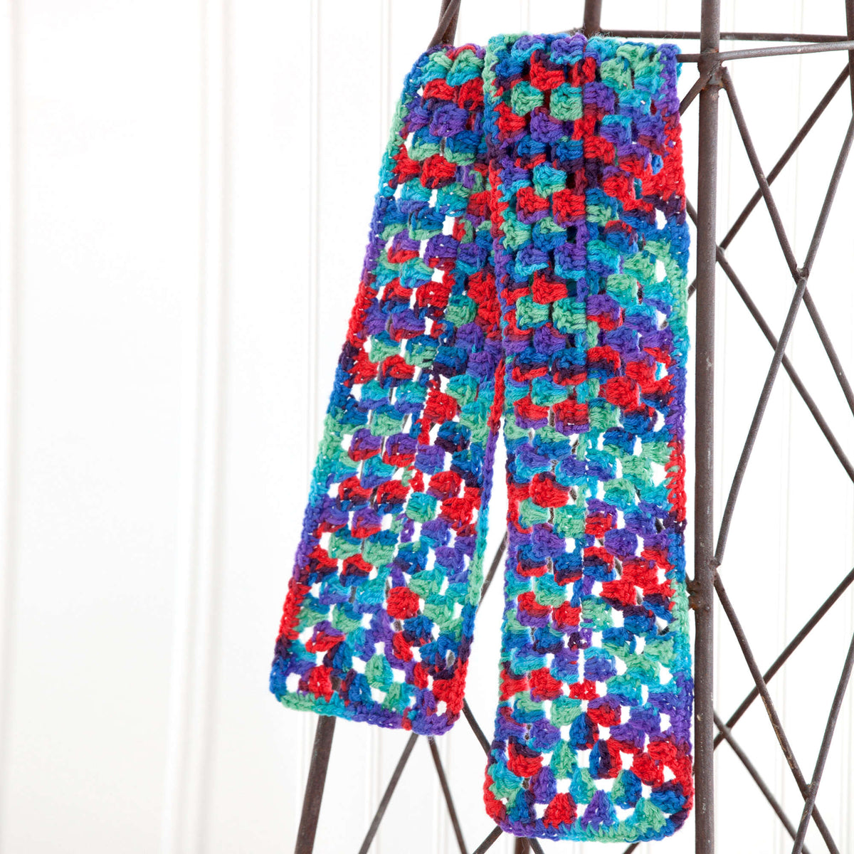 Crochet Scarf made in Red Heart Super Saver Yarn