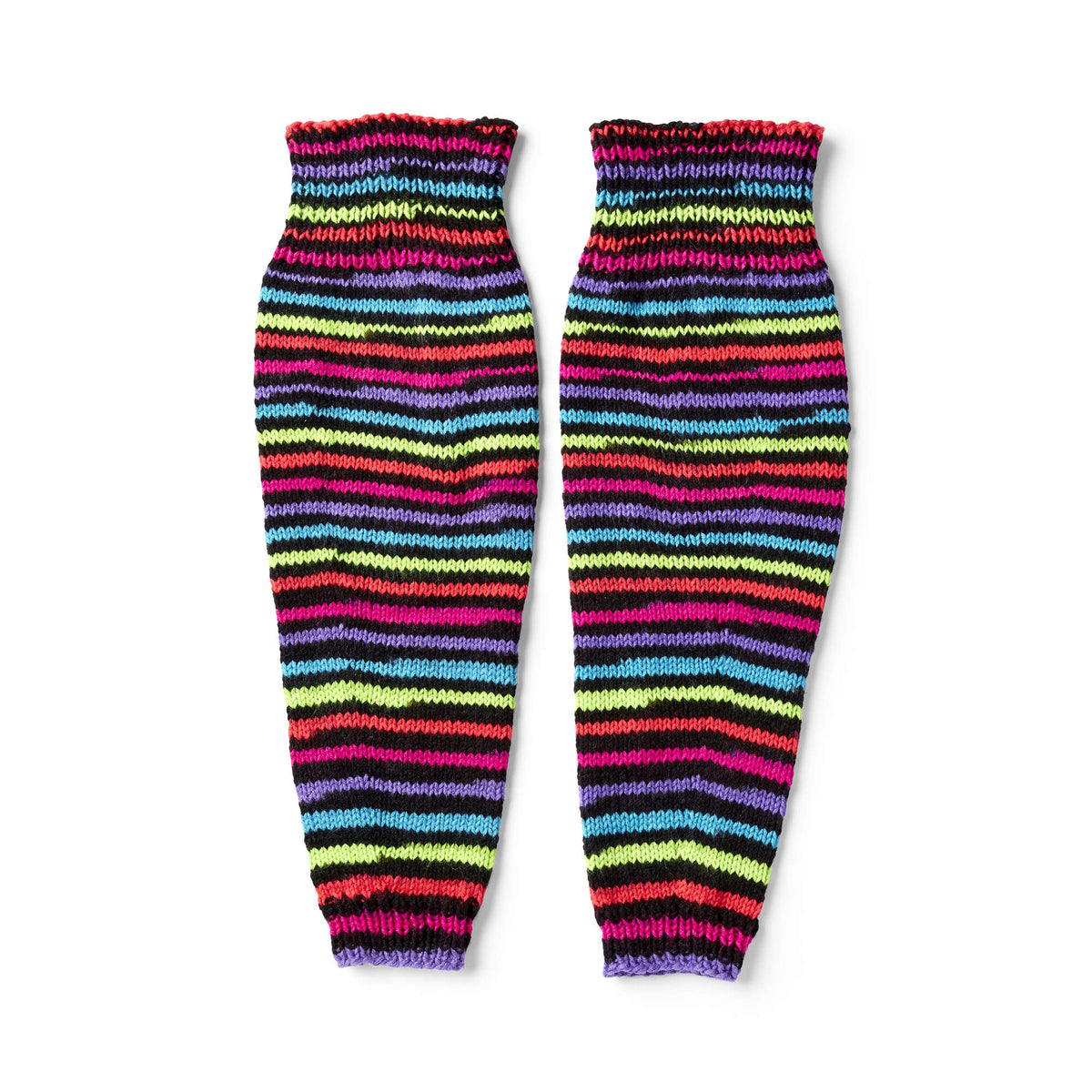 Knit Warmers made in Red Heart Super Saver Yarn