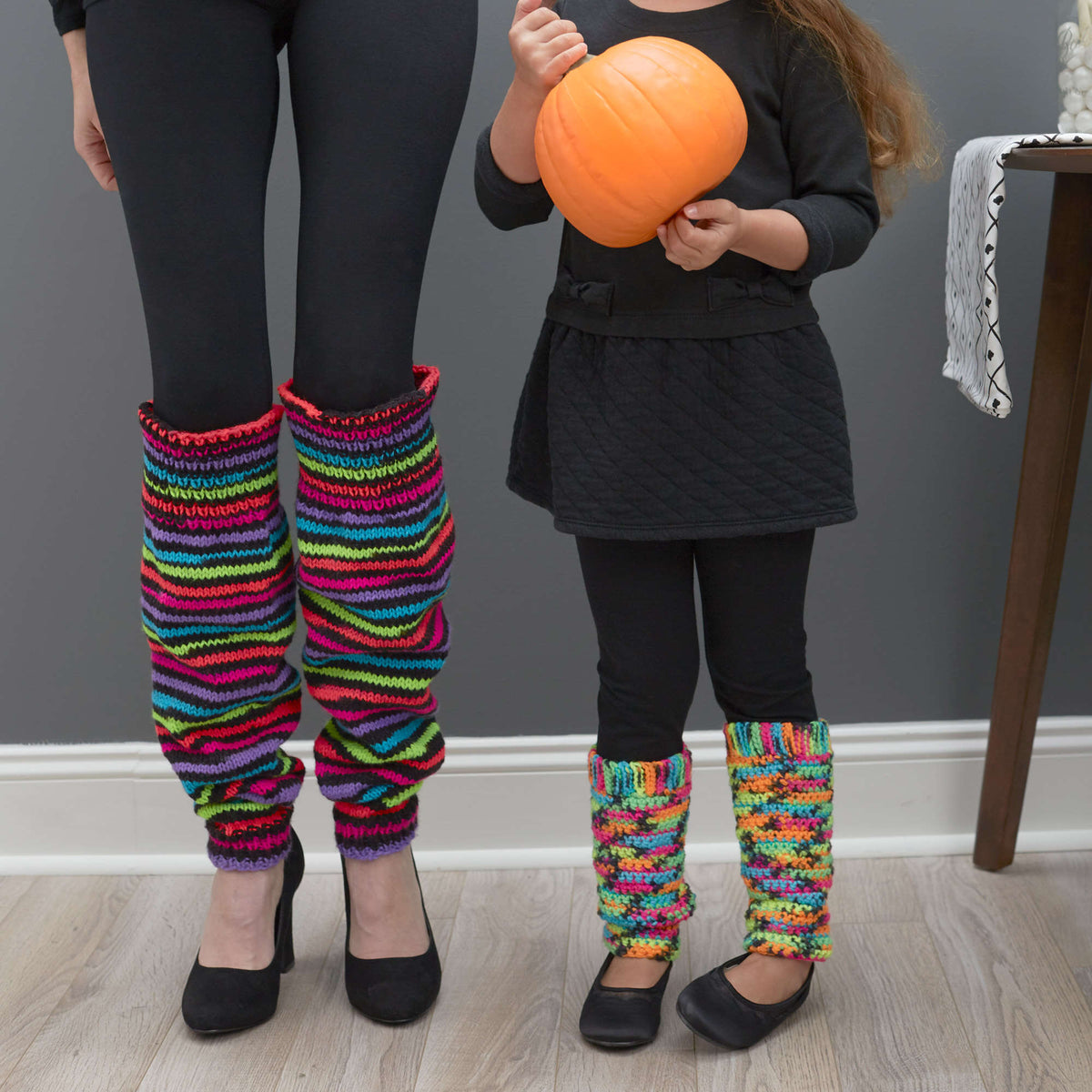 Knit Warmers made in Red Heart Super Saver Yarn