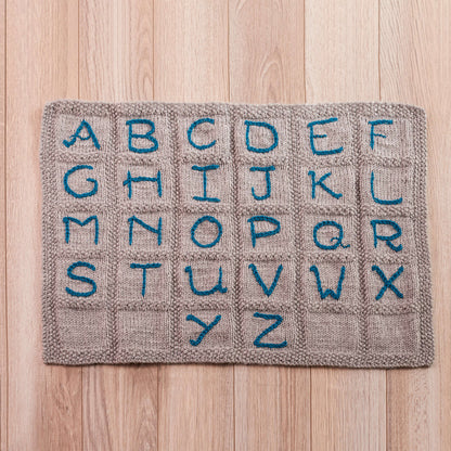 Red Heart Knit Monogram Ear Warmers Knit Warmers made in Red Heart Soft Yarn