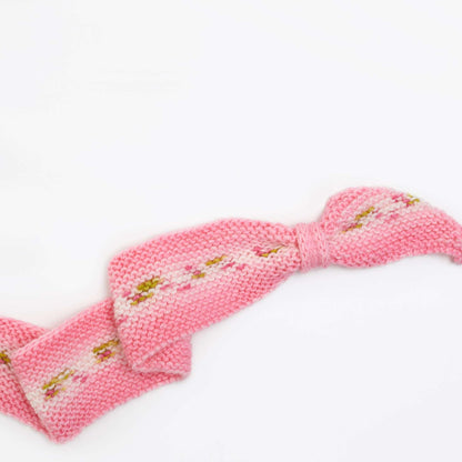 Red Heart Knit Gimme-a-Hug Headband Knit Headband made in Red Heart Yarn