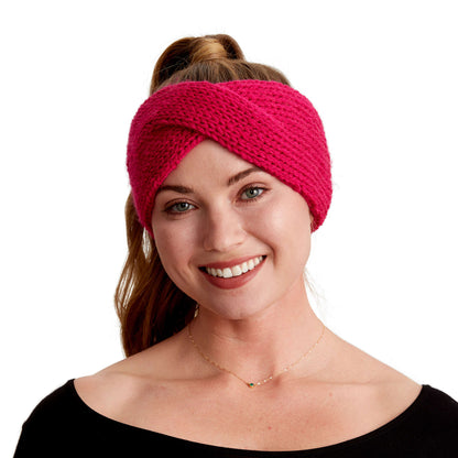 Red Heart Squishy Knit Headband Single Size