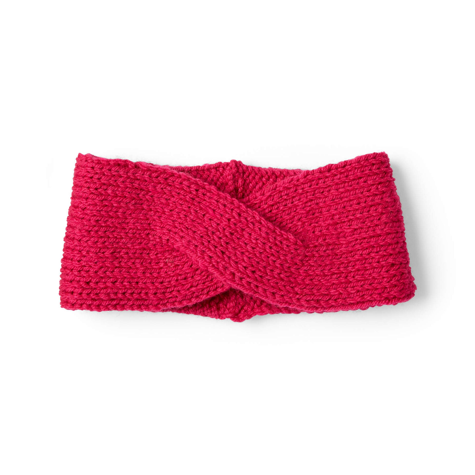 Free Red Heart Squishy Knit Headband Pattern