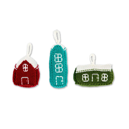 Red Heart Quiet Village Knit Ornaments Single Size