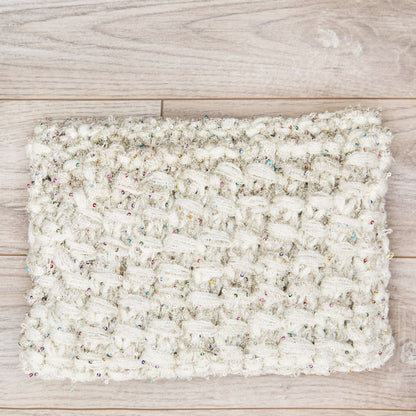 Red Heart Knit Glam Clutch Knit Clutch made in Red Heart Boutique Yarn