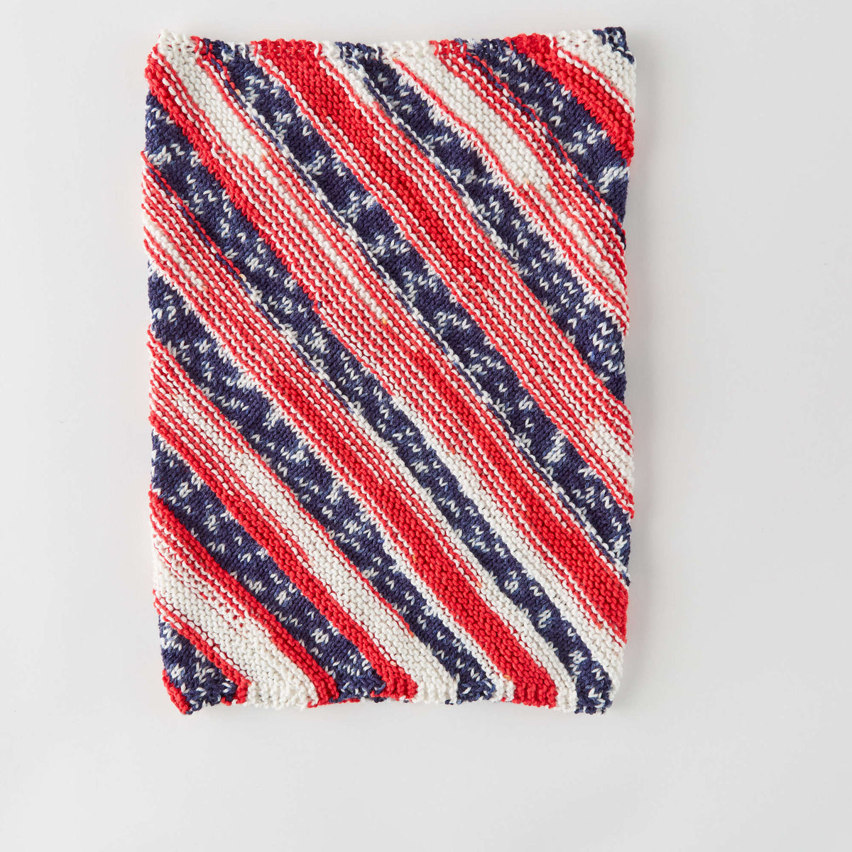 Knit Cowl made in Red Heart Super Saver Yarn