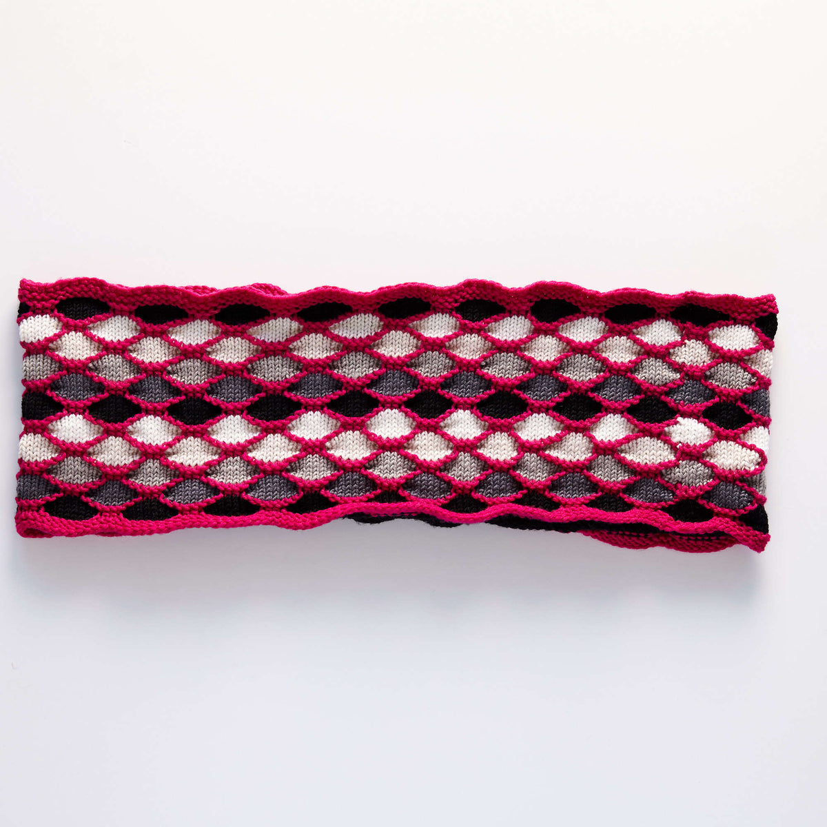 Knit Cowl made in Red Heart Chic Sheep Yarn