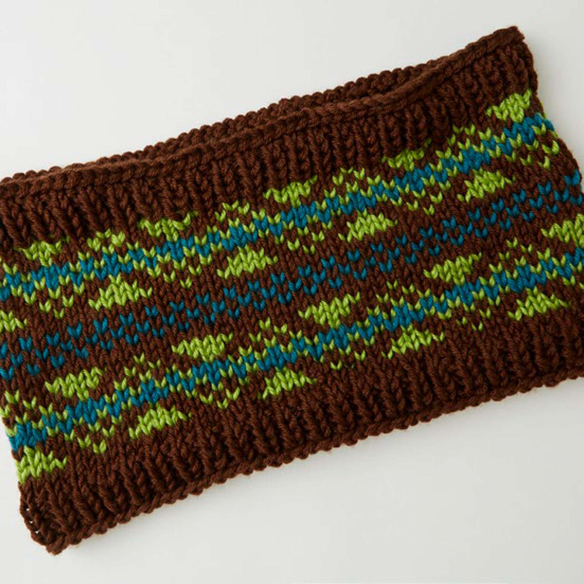 Knit Cowl made in Red Heart Soft Yarn