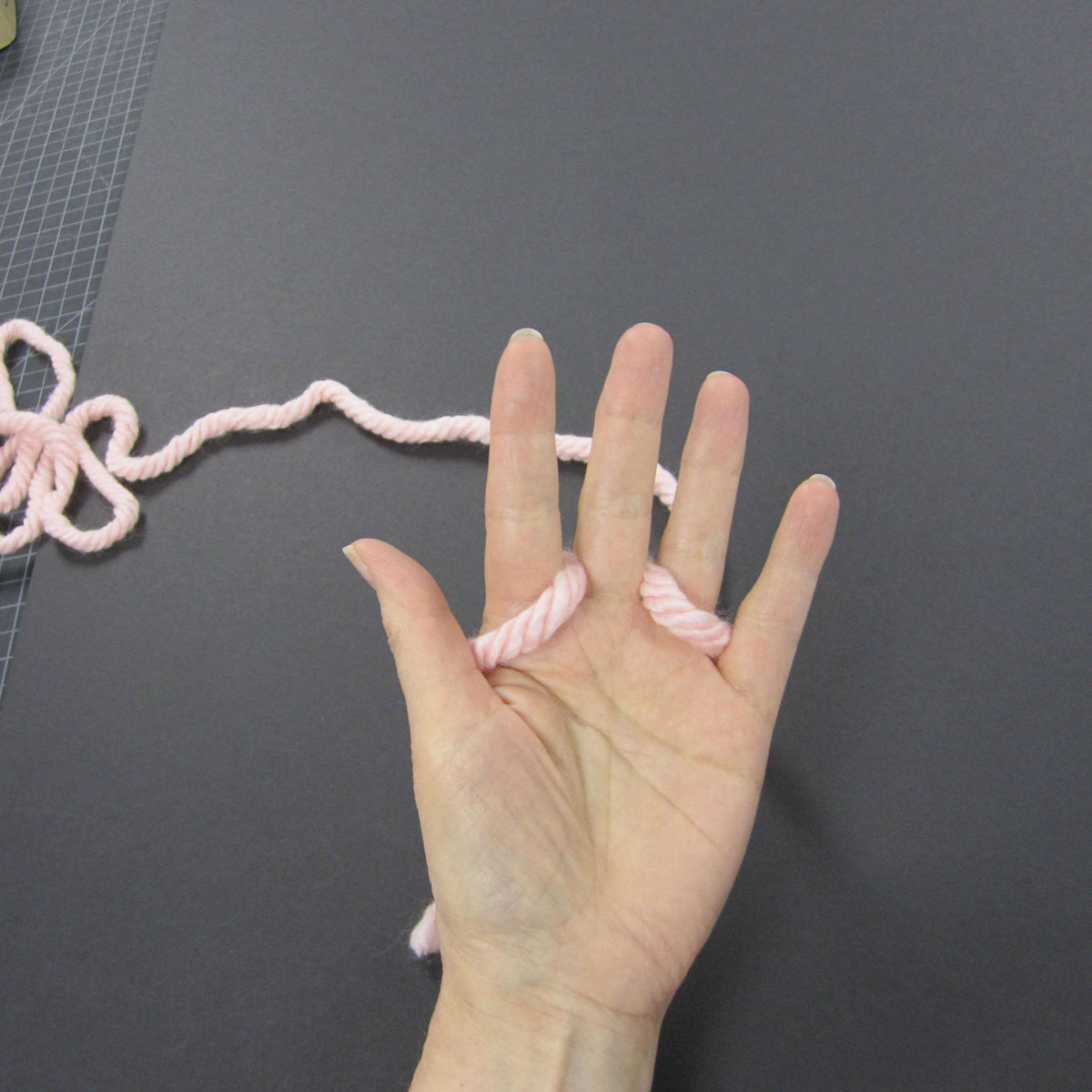 Knit Cowl made in Red Heart Grande Yarn