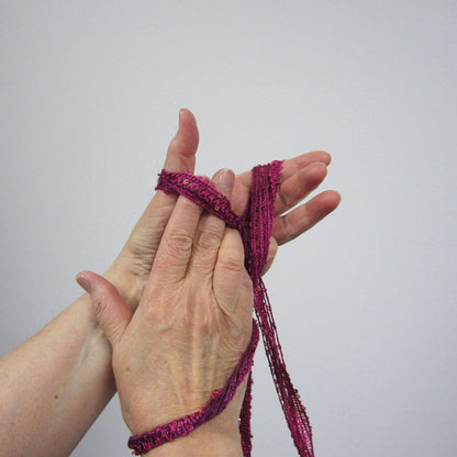 Red Heart Arm-Knit Sashay Cowl Knit Cowl made in Red Heart Boutique Yarn