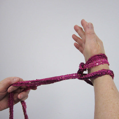 Red Heart Arm-Knit Sashay Cowl Knit Cowl made in Red Heart Boutique Yarn