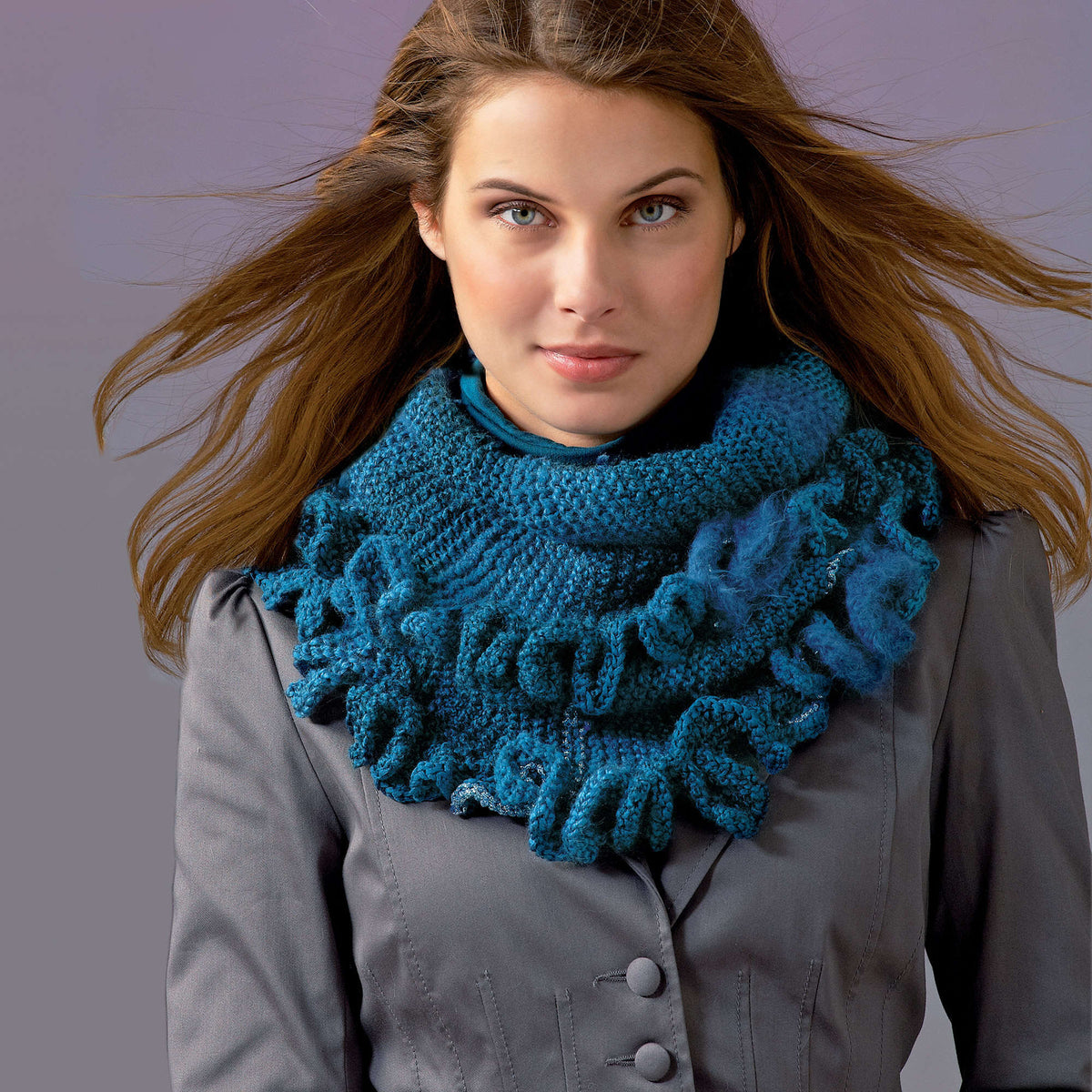 Knit Warmer made in Red Heart Boutique Yarn