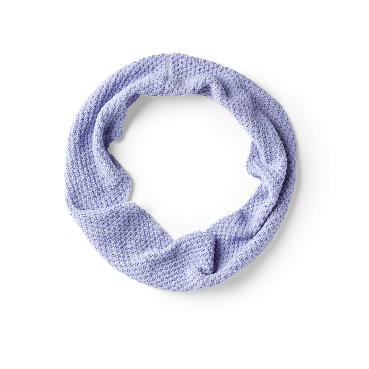 Knit Cowl made in Red Heart Amore Yarn