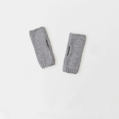 Red Heart Simple to Knit Wristers Knit Wristers made in Red Heart Soft Yarn