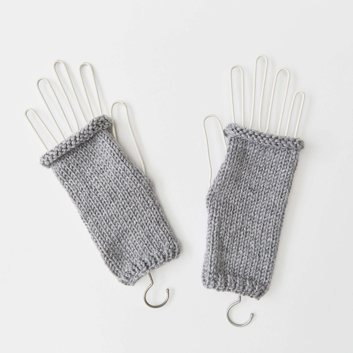 Knit Wristers made in Red Heart Soft Yarn