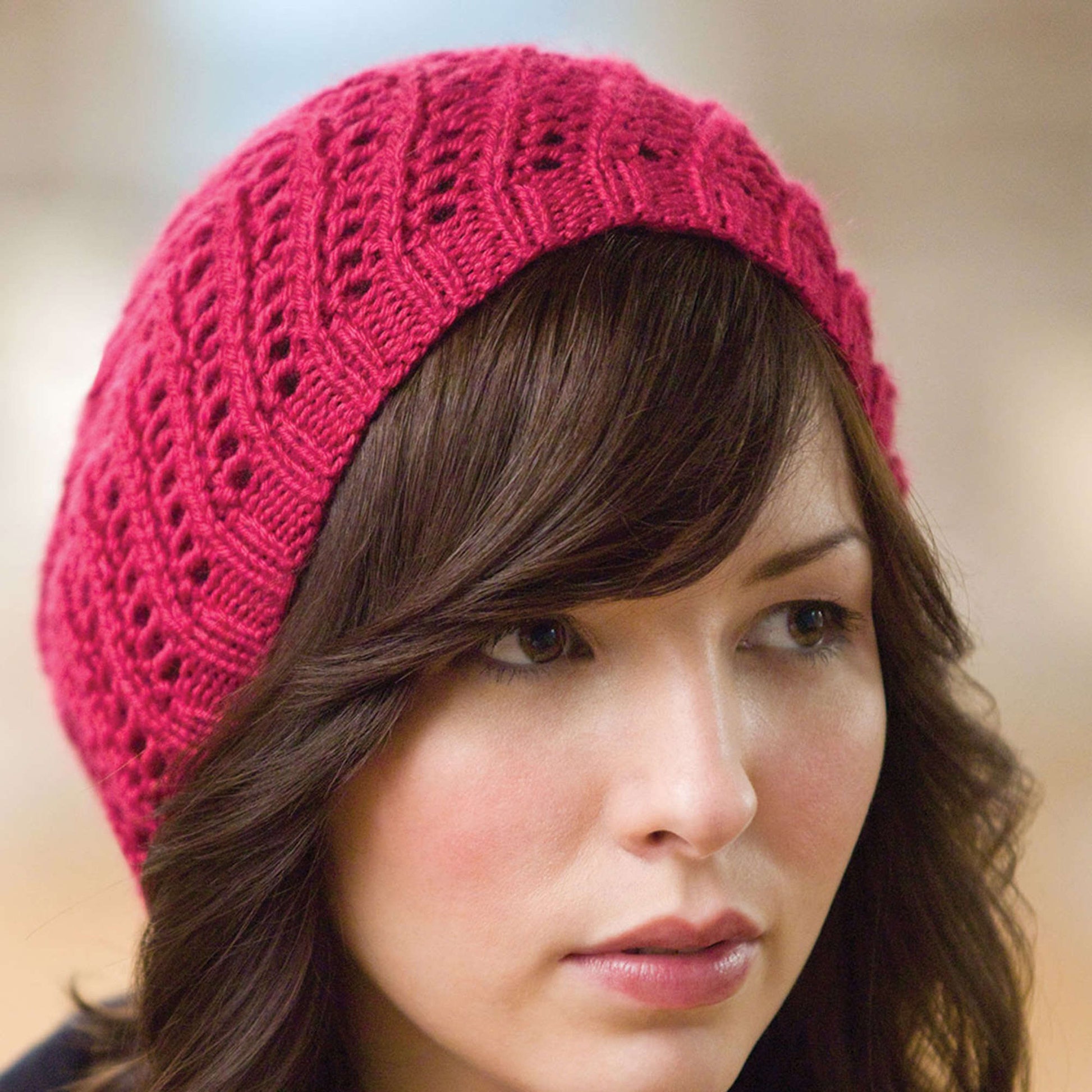 Free Red Heart All Day Beret Pattern