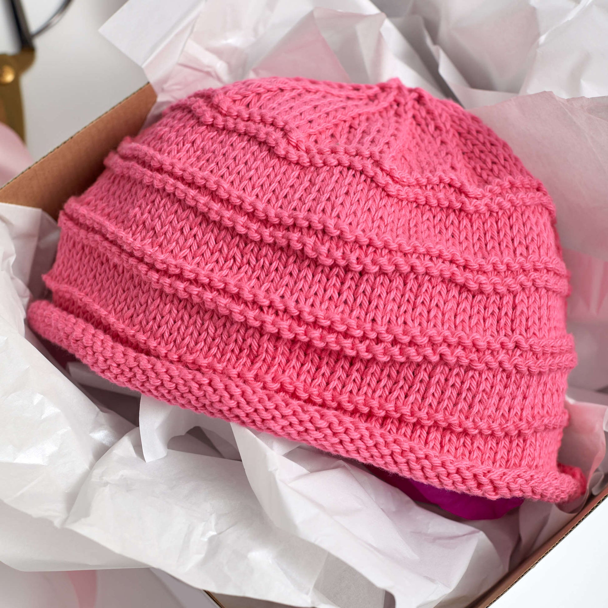 Free Red Heart Soft And Cozy Knit Hat Pattern