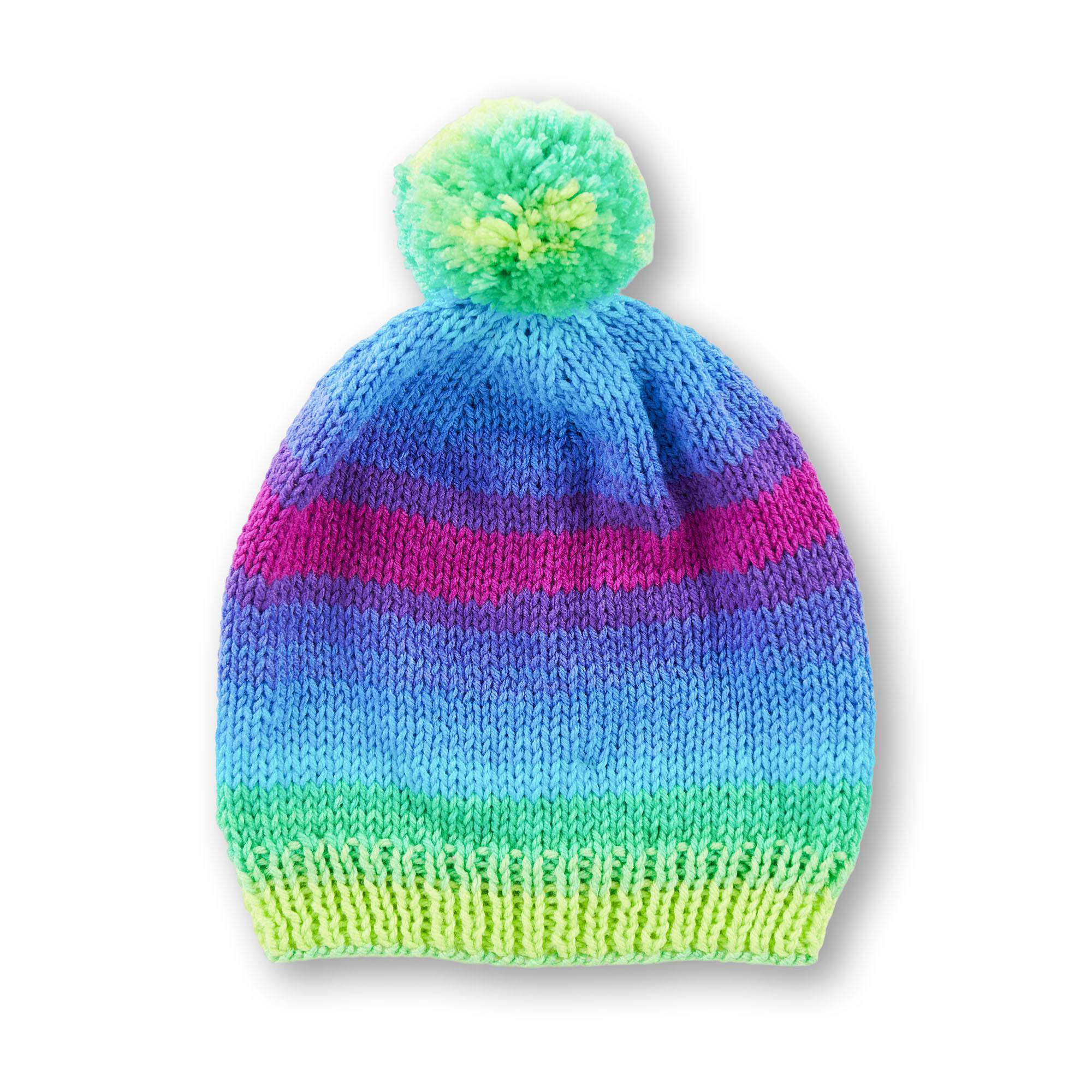 Red Kit Patterns Free Easy Red Heart Stripes Hat Knitting Pattern | Yarnspirations
