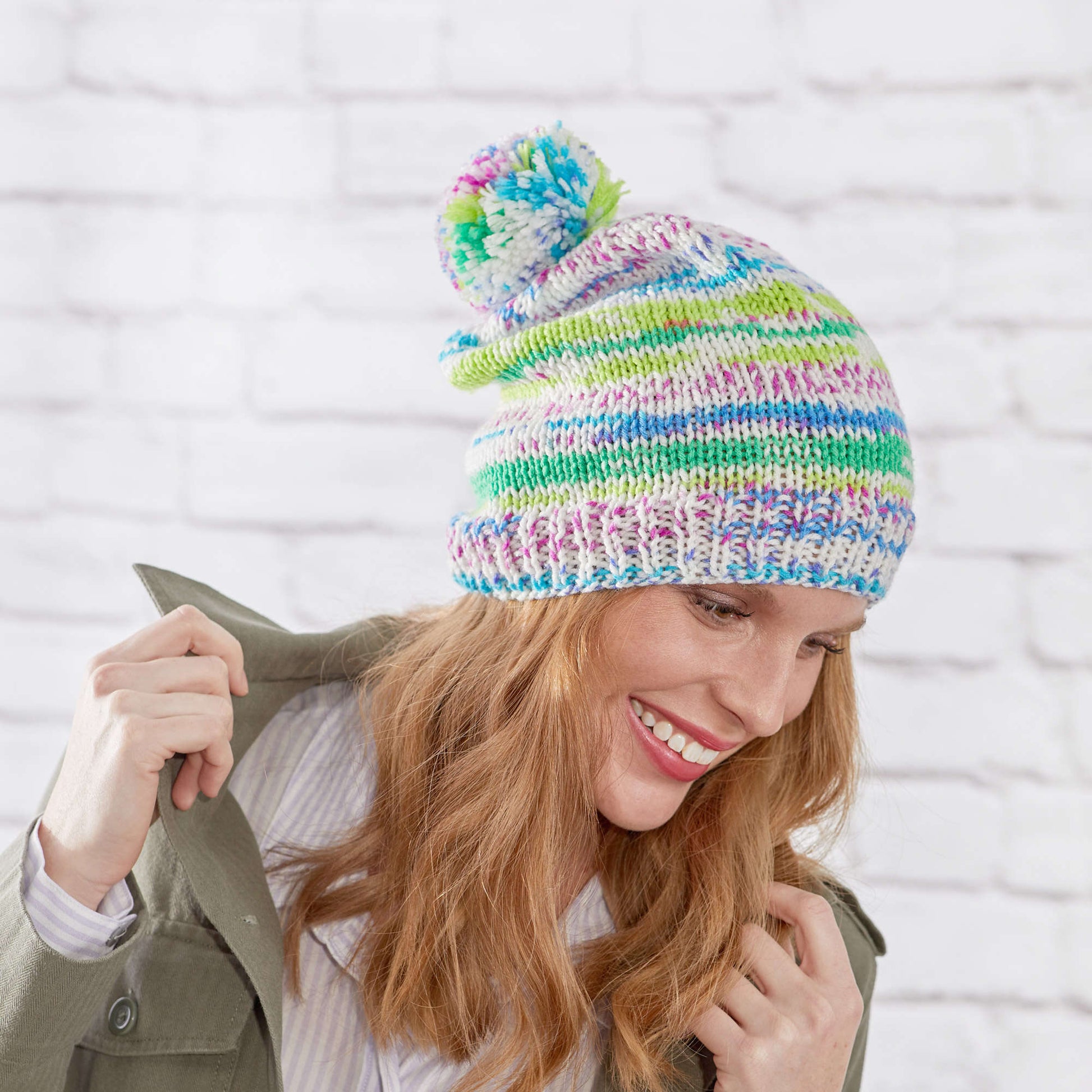 Free Easy Red Heart Fair Isle Hat Knitting Pattern | Yarnspirations