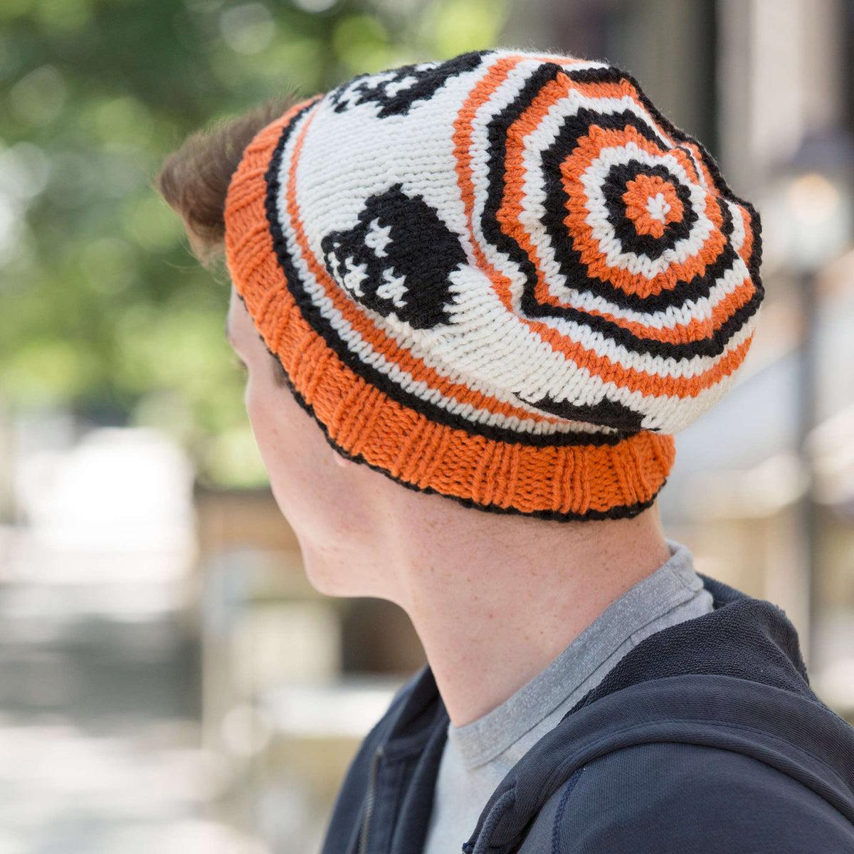 Knit Cap made in Red Heart With Love Yarn