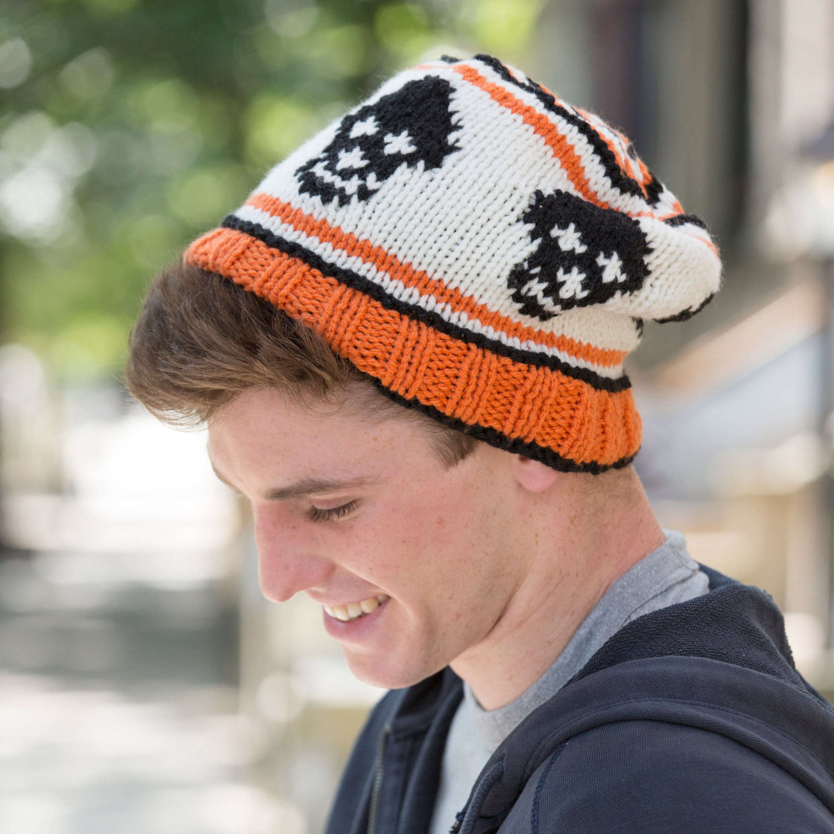 Knit Cap made in Red Heart With Love Yarn