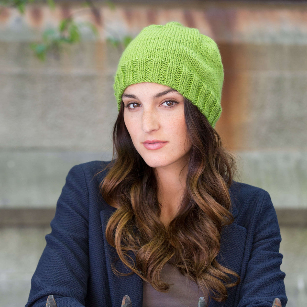 Knit Beanie made in Red Heart Soft Yarn