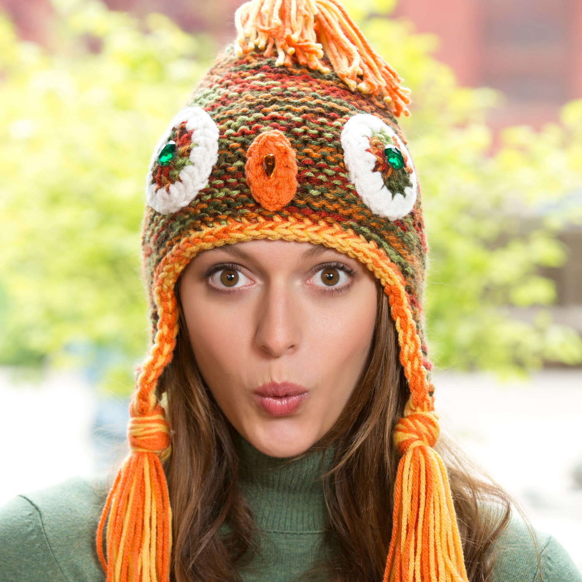 Knit Hat made in Red Heart With Love Yarn