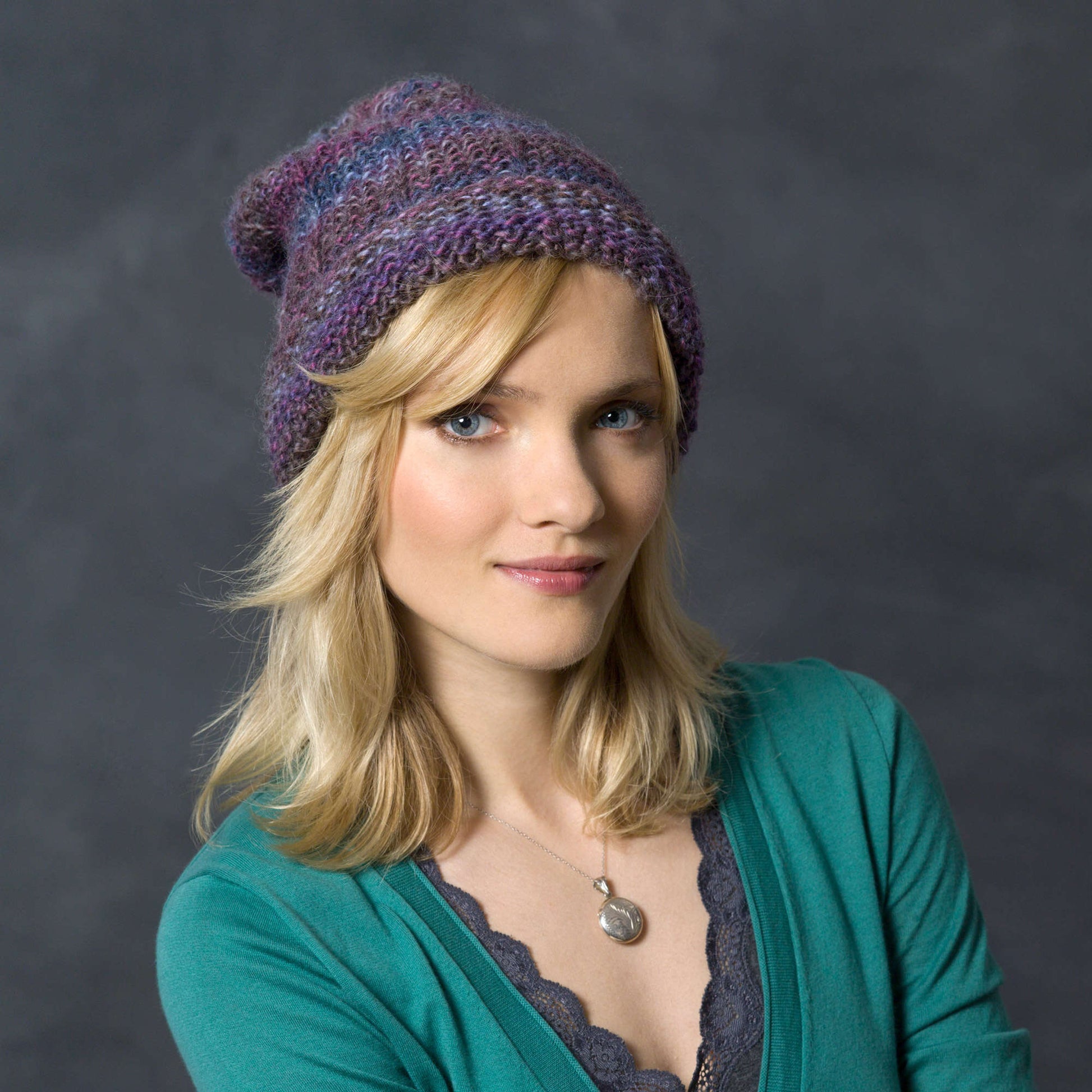 Red Heart Rib Knit Hat | Yarnspirations