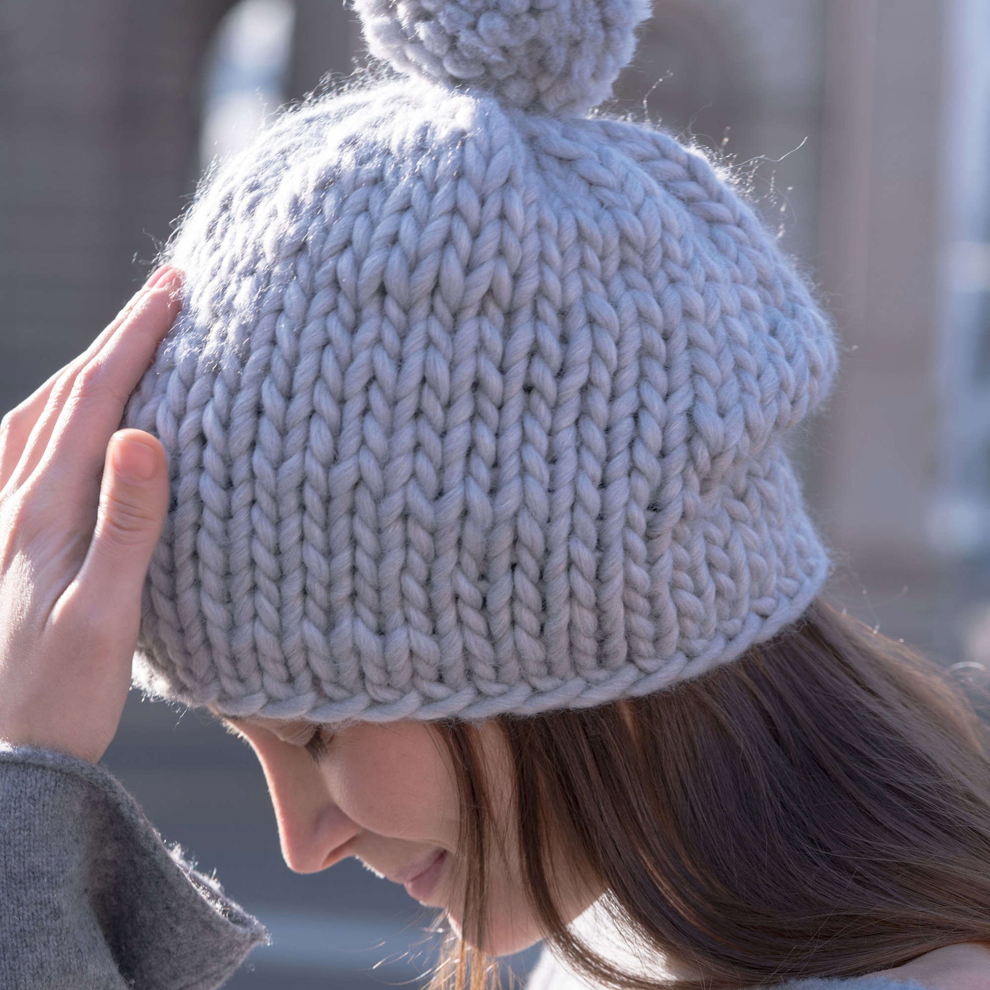 Free Red Heart Knit Pietra Classico Hat Pattern