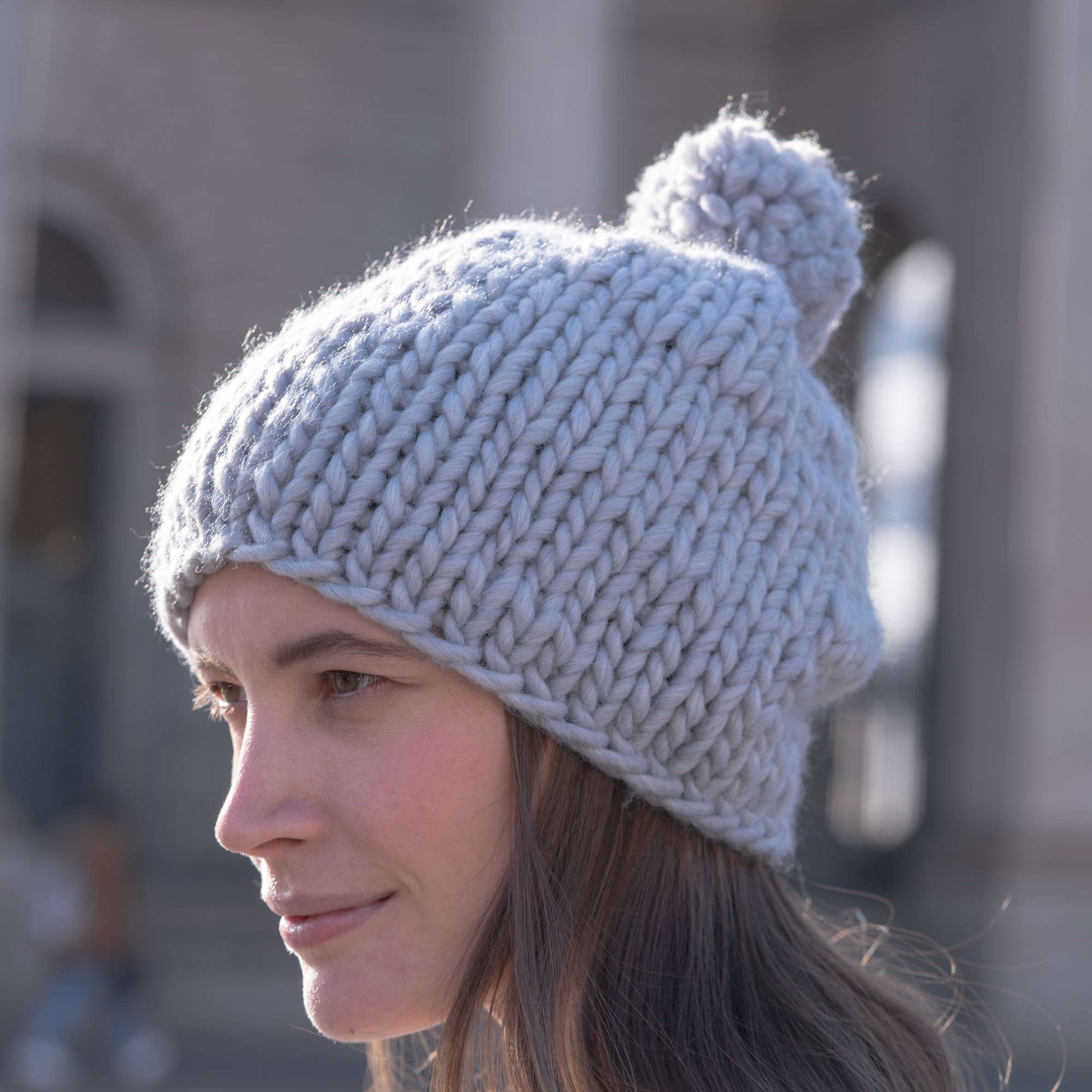 Free Red Heart Knit Pietra Classico Hat Pattern