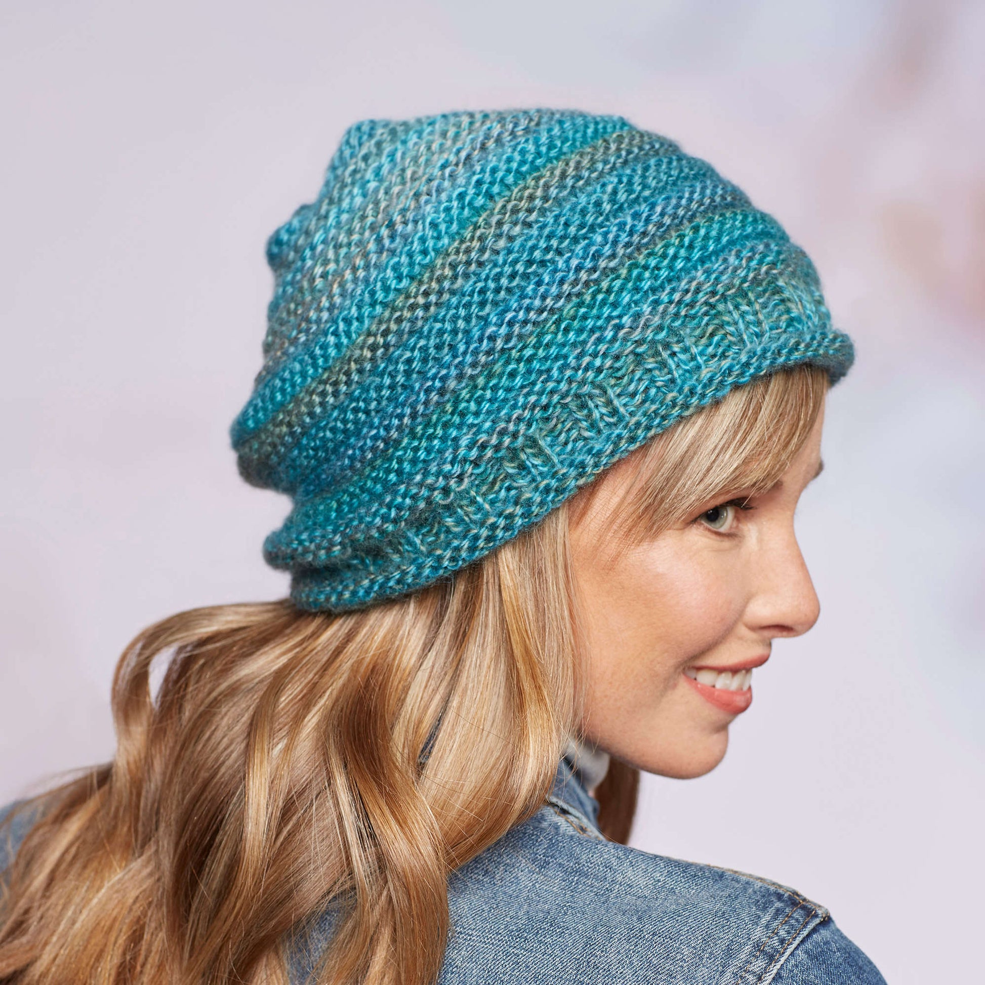 Free Red Heart Simple Style Hat Knit Pattern