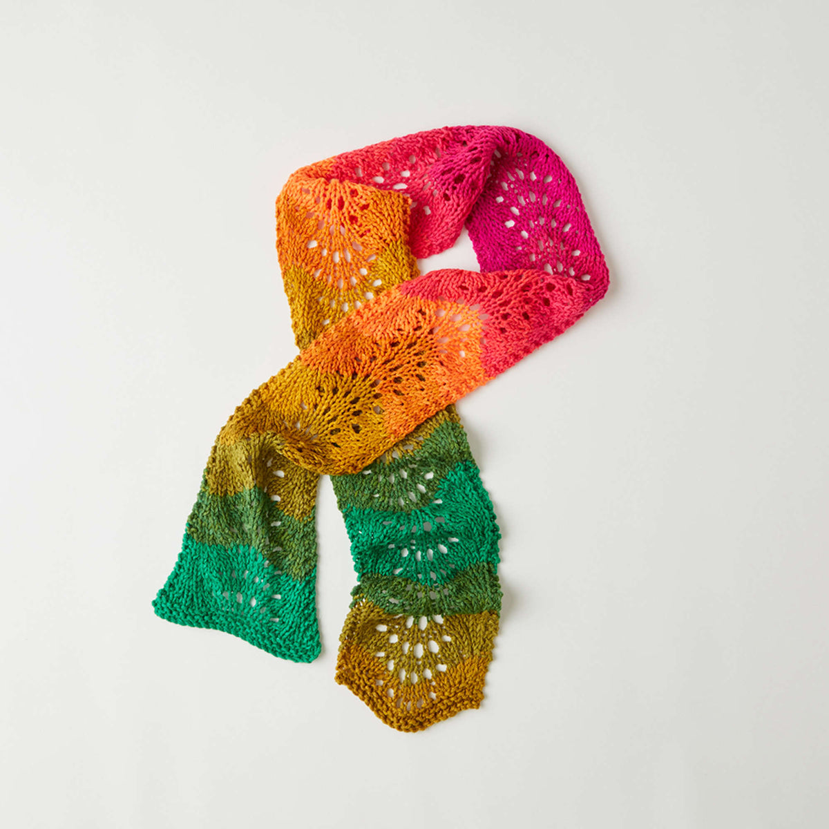 Knit Scarf made in Red Heart Super Saver Yarn