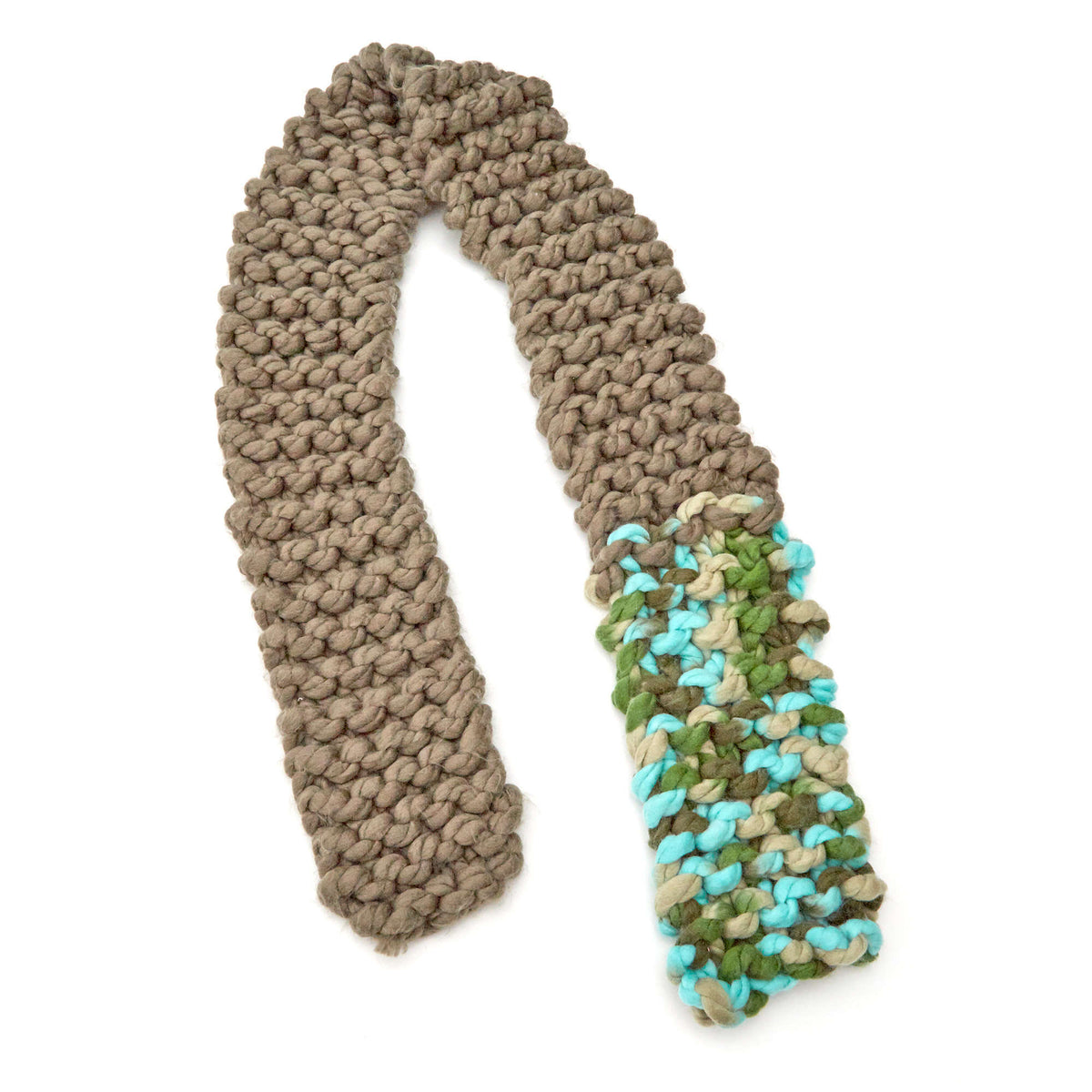 Knit Scarf made in Red Heart Boutique Yarn