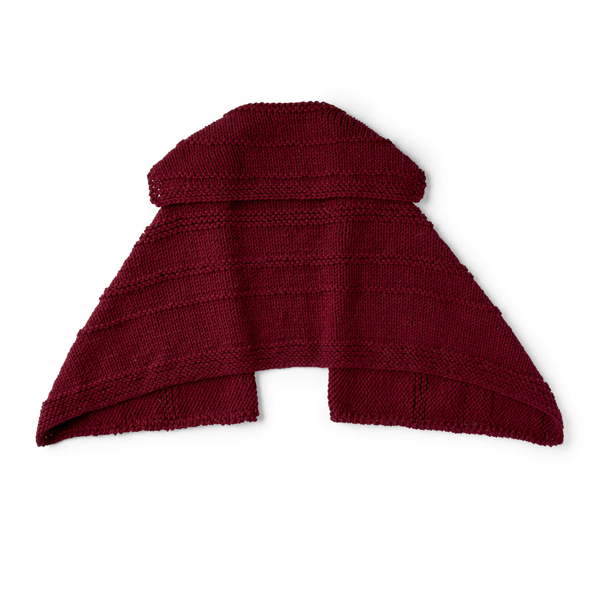 Knit Shawl made in Red Heart Comfort Chunky Yarn