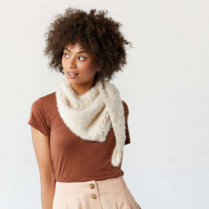 Red Heart Knit Winter Wonder Shawl Knit Shawl made in Red Heart Yarn