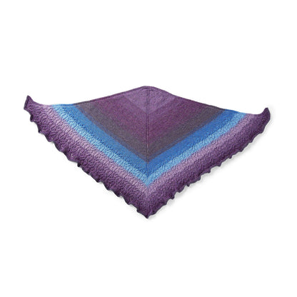 Red Heart Sparking Lace Knit Shawl Single Size